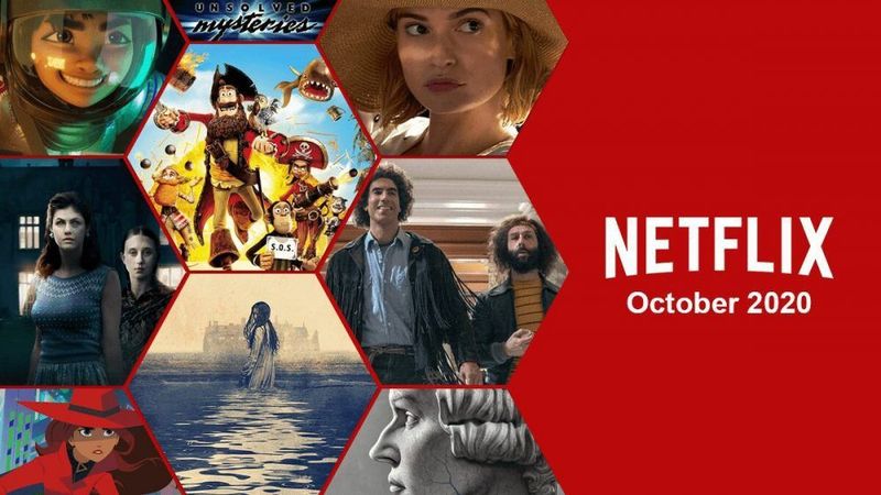 pirmiausia pažiūrėkite, kas 2020 m. spalio mėn. pasirodys „Netflix“.