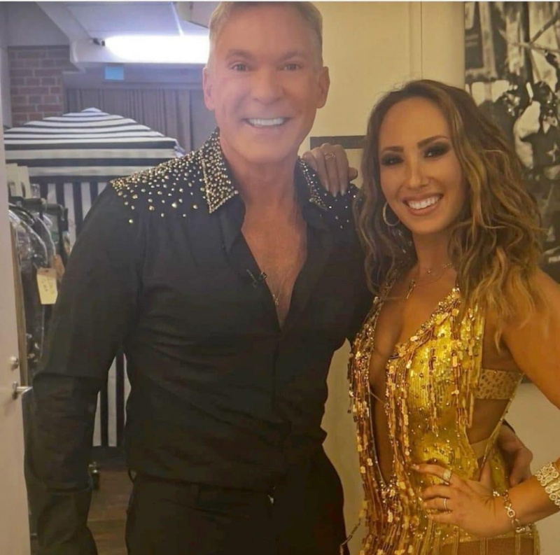  Sam Champion และ Cheryl Burke จาก Dancing With The Stars, Instagram