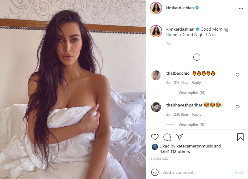 Η Kim Kardashian κοιμάται γυμνή φωτογραφία