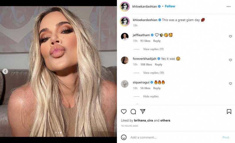 Instagram de Khloe Kardashian